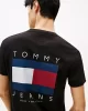 Tommy Jeans TJM REG FLAG GRAPH BCKPRNT T EXT Erkek Siyah T-shirt DM0DM21910BDS