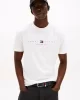 Tommy Jeans TJM REG FLAG LINEAR SS TEE EXT Erkek Beyaz T-shirt DM0DM21911YBL