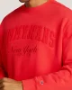 Tommy Jeans TJM RLX VINTAGE VARSITY CREW Erkek KIRMIZI Sweatshirt DM0DM20262XME