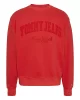 Tommy Jeans TJM RLX VINTAGE VARSITY CREW Erkek KIRMIZI Sweatshirt DM0DM20262XME
