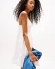 Tommy Jeans TJW BRODERIE ANGLAISE DRESS Kadın Beyaz Elbise DW0DW21165YBL