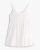 Tommy Jeans TJW BRODERIE ANGLAISE DRESS Kadın Beyaz Elbise DW0DW21165YBL