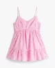 Tommy Jeans TJW BRODERIE ANGLAISE DRESS Kadın Pembe Elbise DW0DW21165U06