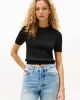 Tommy Jeans TJW ESSENTIAL SS SWEATER Kadın Siyah Kazak DW0DW19336BDS