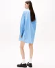 Tommy Jeans TJW OVS MINI SHIRT DRESS EXT Kadın Mavi Elbise DW0DW211220BB