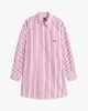 Tommy Jeans TJW OVS MINI SHIRT DRESS EXT Kadın Pembe Elbise DW0DW211220D5