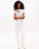 Tommy Jeans TJW REG GRADIENT FLAG SS Kadın Beyaz T-shirt DW0DW20905YBL
