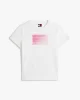 Tommy Jeans TJW REG GRADIENT FLAG SS Kadın Beyaz T-shirt DW0DW20905YBL