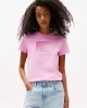 Tommy Jeans TJW REG GRADIENT FLAG SS Kadın Pembe T-shirt DW0DW20905U06