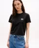 Tommy Jeans TJW REG SH TOMMY US FLAG SS TEE Kadın Siyah T-shirt DW0DW21423BDS