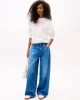 Tommy Jeans TJW RLX GRADIENT FLAG CREW Kadın Beyaz Kazak DW0DW21396YBL