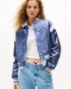 Tommy Jeans TJW SCRIPT VARSITY JACKET Kadın Gri Ceket DW0DW20960PO6