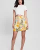 Guess TONI SMOCKED SKIRT Kadın Çok Renkli Etek W4YD0TWEVD2-P23L
