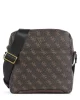 Guess TORINO TOP ZIP CROSS Erkek Kahverengi Omuz Çantası HMTOLOP4258-BNH