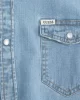 Guess Truckee L/S Shırt Erkek Mavi Gömlek M4GH02D3PF5-M3D1