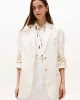 Tommy Hilfiger VISCOSE LINEN RELAXED SB BLAZER Kadın  Blazer Ceket WW0WW4616703N