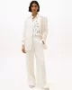Tommy Hilfiger VISCOSE LINEN WIDE LEG PANTS Kadın  Pantolon WW0WW4546403N