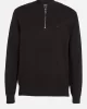 Calvin Klein WAFFLE TEXTURE Q-ZIP Erkek  Kazak K10K114120-BEH