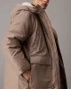 CK Jeans WARM COTTON NYLON LONG PARKA Erkek GRİ Mont J30J326082-PAV