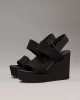 Calvin Klein WEDGE SANDAL WEBBING IN Kadın  Sandalet YW0YW01790-0GJ