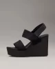 Calvin Klein WEDGE SANDAL WEBBING IN Kadın  Sandalet YW0YW01790-0GJ