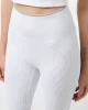 Calvin Klein Kadın Beyaz Yüksek Bel Slim Fit Tayt