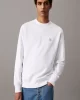 CK Jeans WOVEN LABEL CREW NECK Erkek  Sweatshirt J30J327115-YAF