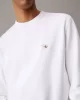 CK Jeans WOVEN LABEL CREW NECK Erkek  Sweatshirt J30J327115-YAF