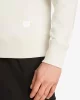 CK Jeans WOVEN LABEL CREW NECK Erkek  Sweatshirt J30J327115-YBI