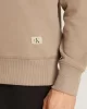 CK Jeans WOVEN LABEL CREW NECK Erkek  Sweatshirt J30J327115-PFW