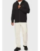 CK Jeans WOVEN LABEL ZIP THROUGH HOODIE Erkek Siyah Eşofman Üstü J30J326858-BEH