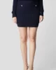 Guess ZYLEE SKIRT SWTR Kadın Lacivert Etek W4BD64Z2WX0-G77G