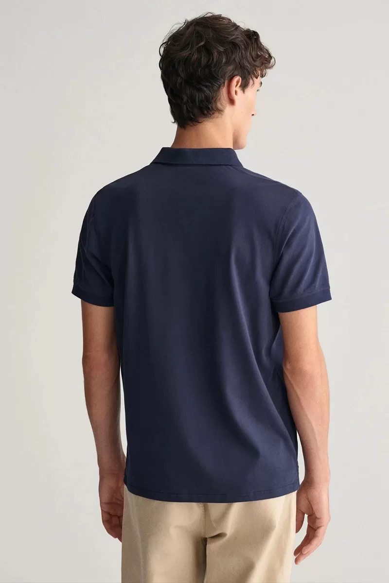 GANT Erkek Lacivert Regular Fit Logolu Polo