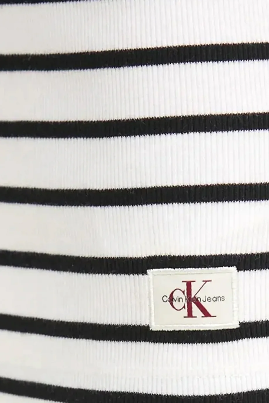 Calvin Klein WOVEN LABEL RIB SLEEVELESS DRESS Kadın  Elbise J20J225263-0K4