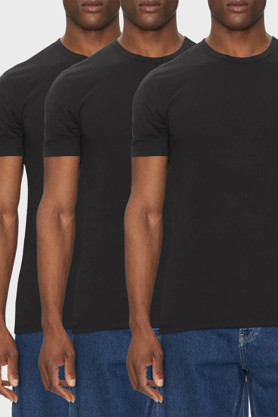 Calvin Klein S/S CREW NECK 3PK Erkek  Atlet LV00NB4185-UB1