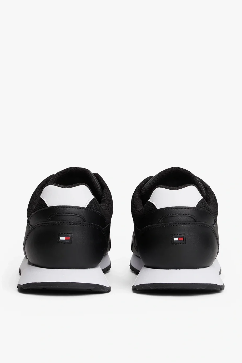 Tommy Hilfiger New Runner Eva Tabanlı Deri Klasik Erkek Siyah Sneaker FM0FM055120GX