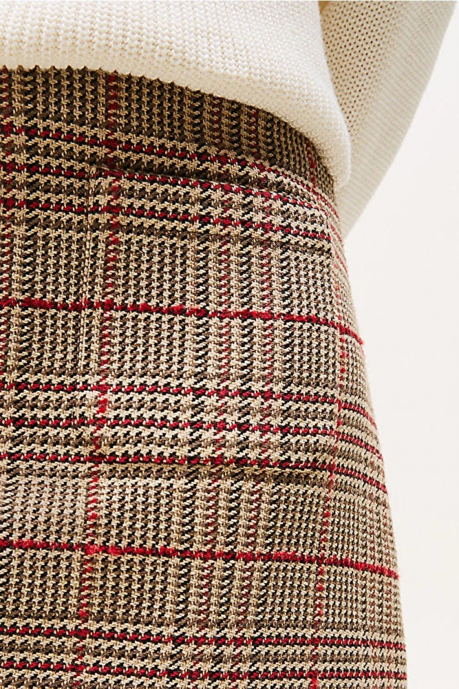 Tommy Hilfiger Seansonal Texture Kadın  Mini Etek WW0WW482650OG