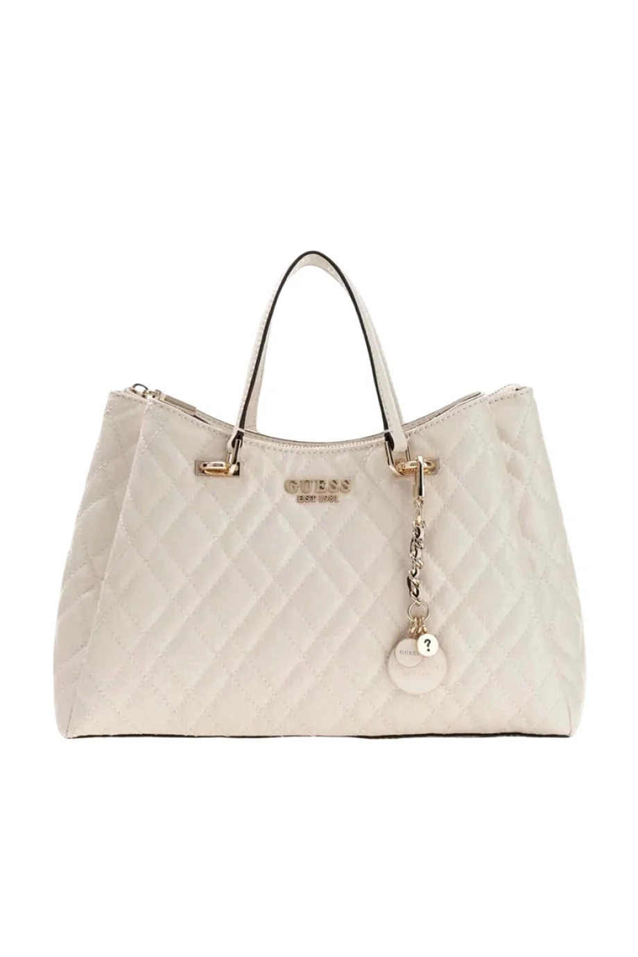 Guess Isemay Girlfriend Omuz El ve Omuz Kadın Beyaz El Çantası HWGG9628060-OFF