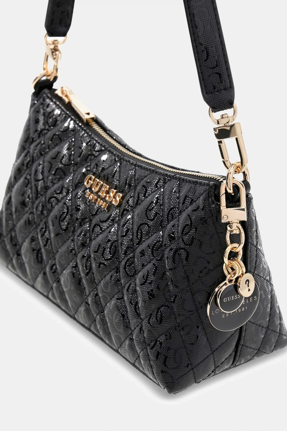 Guess Isemay Omuz Kadın Siyah Omuz Çantası HWGG9628180-BLA