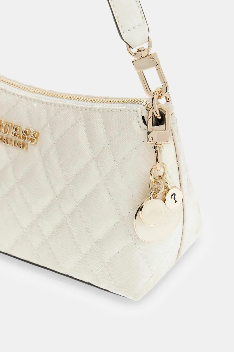 Guess Isemay Omuz Kadın Beyaz Omuz Çantası HWGG9628180-OFF