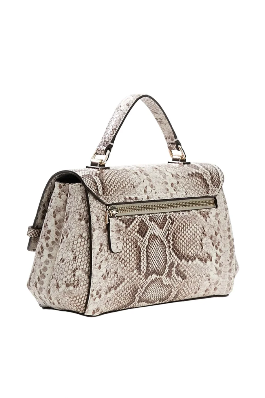 Guess Melinda Üstten Saplı Kapaklı Kadın Natural Omuz Çantası HWKG9933200-NAT