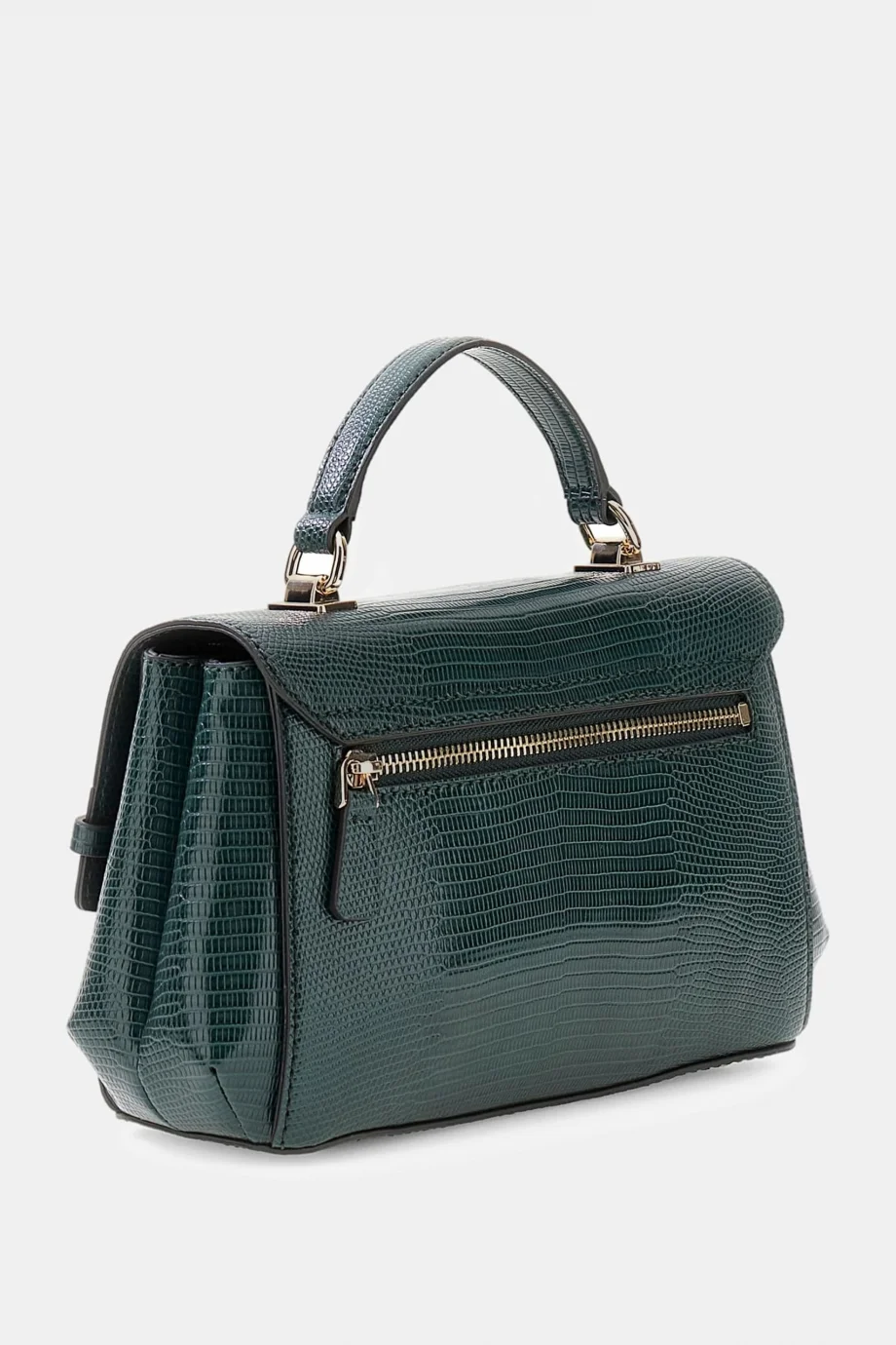 Guess Melinda Üstten Saplı Kapaklı Kadın Yeşil Omuz Çantası HWKL9933200-FOR