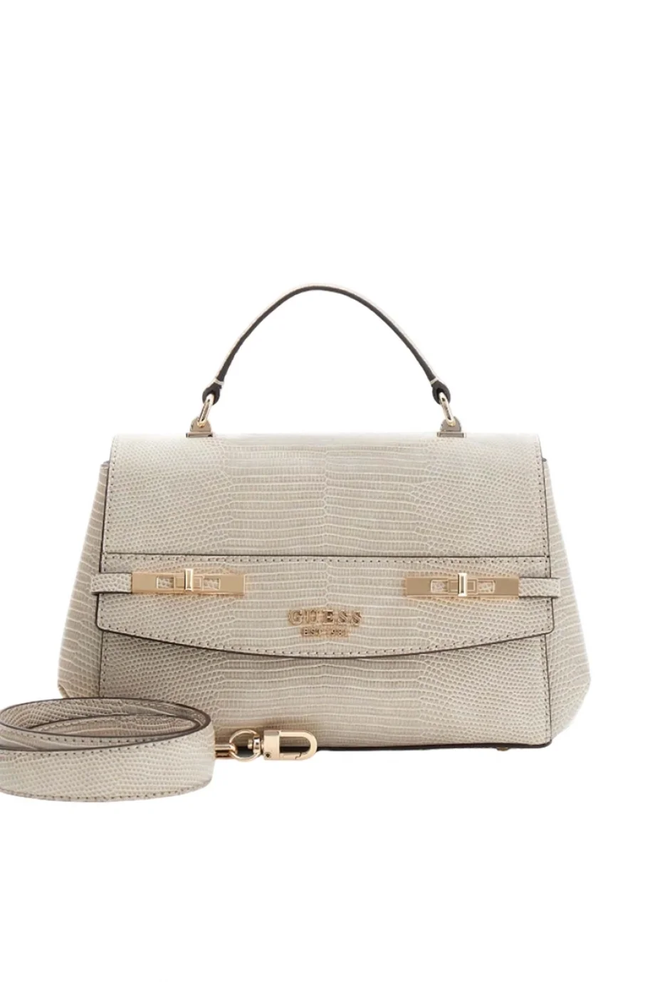 Guess Melinda Üstten Saplı Kapaklı Kadın Bej Omuz Çantası HWKL9933200-LTA