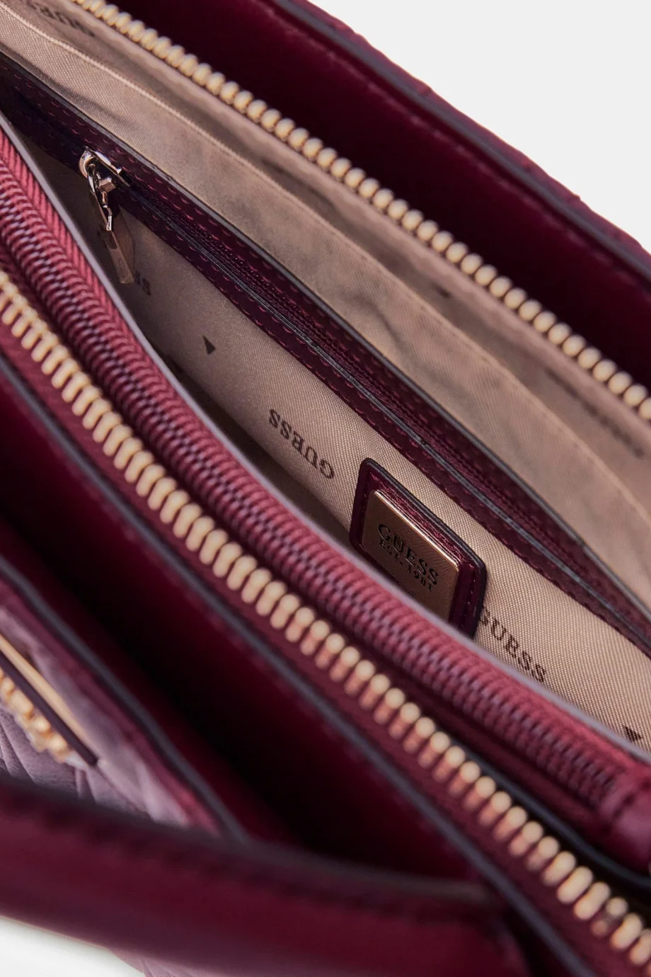 Guess Paisleigh Küçük El ve Omuz Kadın Bordo El Çantası HWQG9883050-BUR