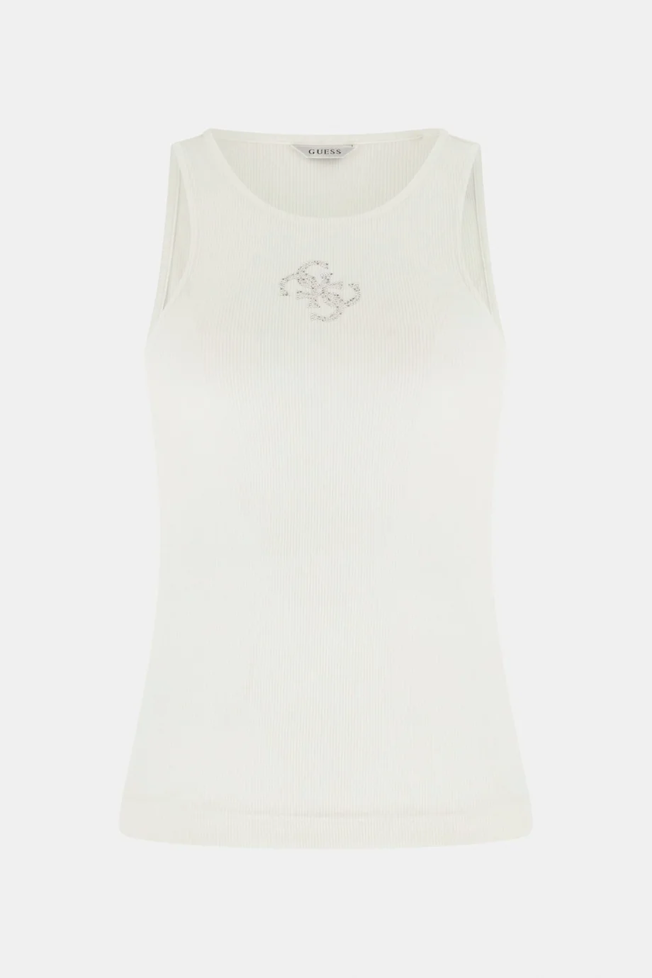 Guess Kolsuz Yuvarlak Yaka Guendalina Kadın Beyaz Bluz  W6RP39KD092-G011