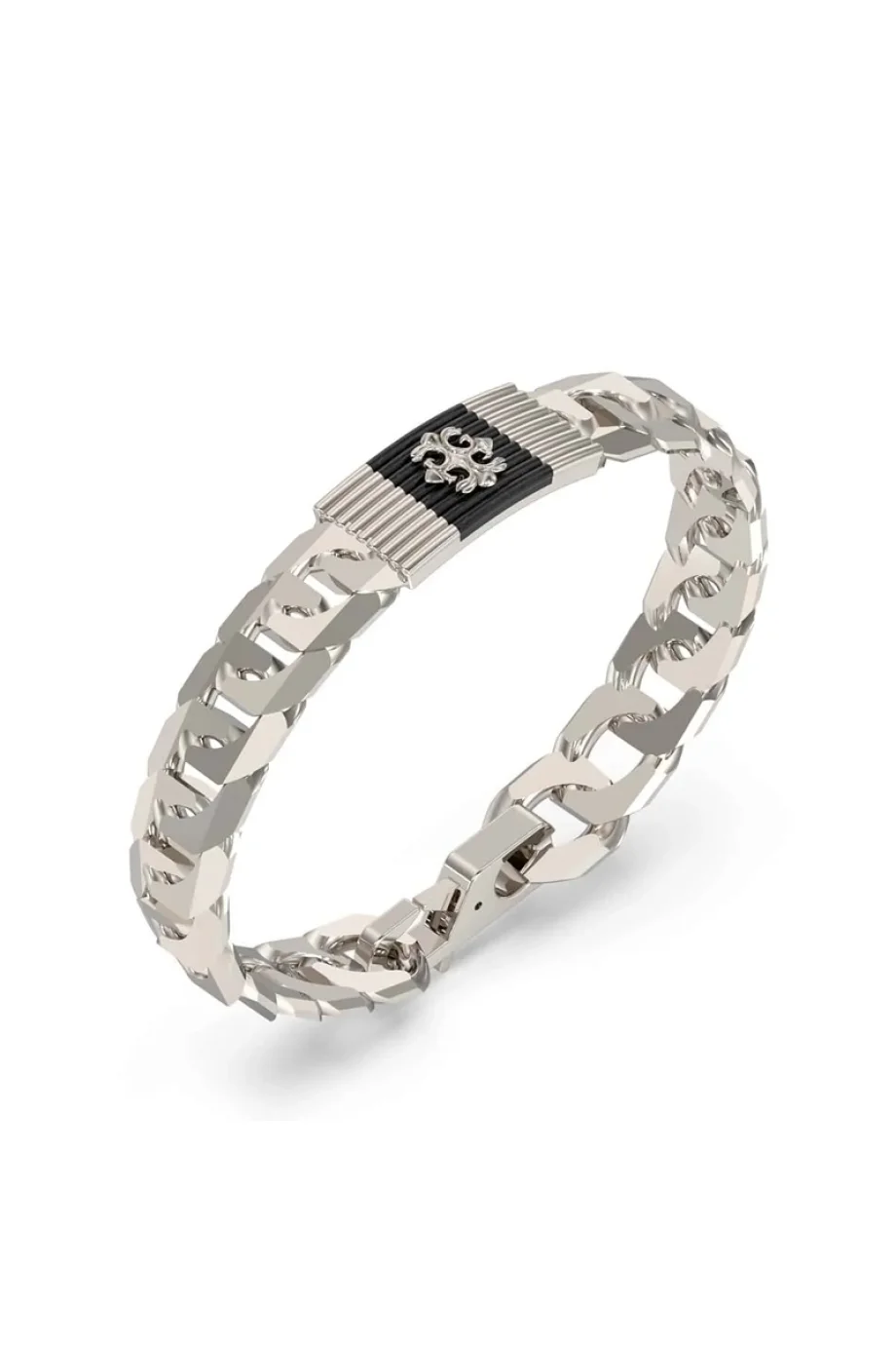 Guess Erkek Metalik Gri Bileklik JGUJUMB05066JWSTBKS