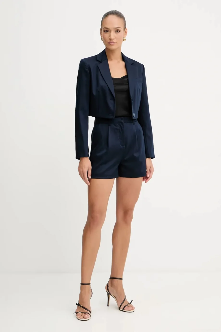 Guess Apolline Kadın Lacivert Blazer W5YN11WHG92-G7V2