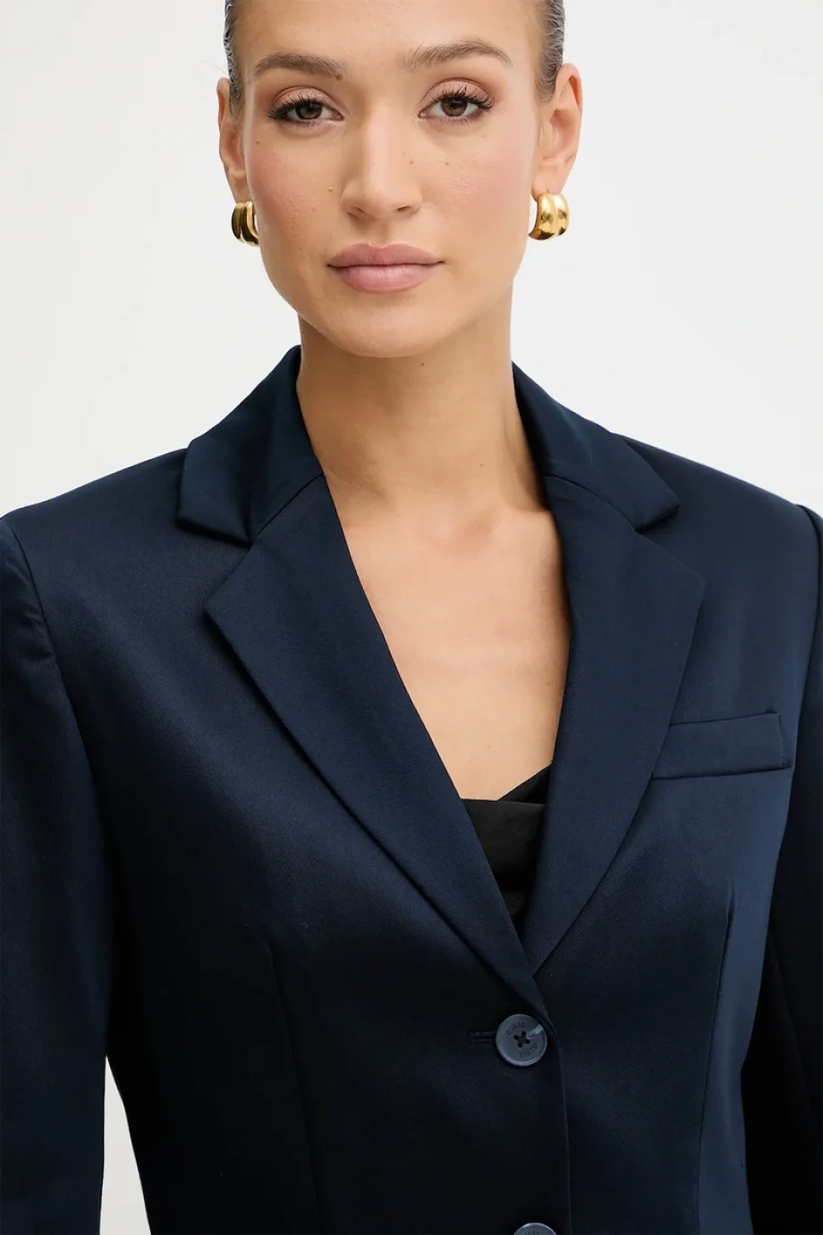 Guess Apolline Kadın Lacivert Blazer W5YN11WHG92-G7V2