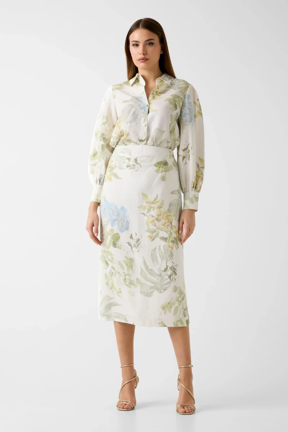 Guess Miriam Karpuz Kollu Kadın Çok Renkli Gömlek W6GHA7W2729-PMMA