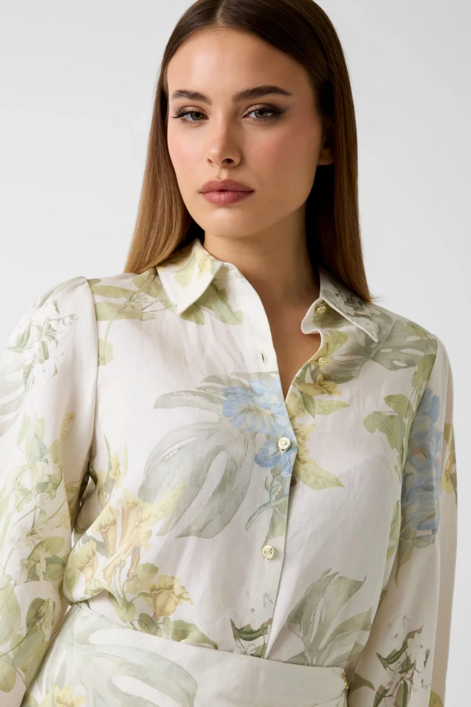 Guess Miriam Karpuz Kollu Kadın Çok Renkli Gömlek W6GHA7W2729-PMMA